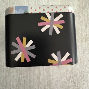 Fossil Pink Tin with Rabbit Design